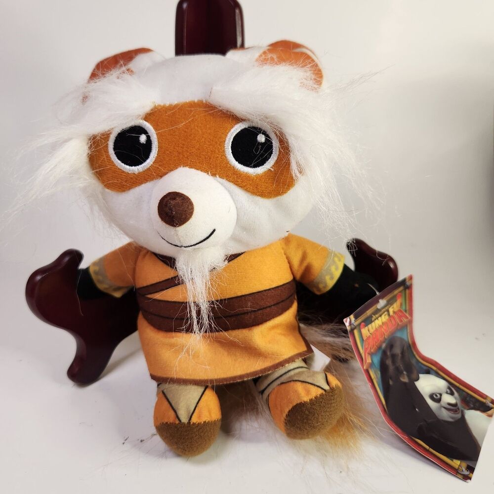 Kung‎ Fu Panda Master SHIFU Big Head Plush Dreamworks Toy Factory 6” (P)
